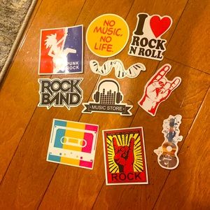 10 MUSIC Stickers